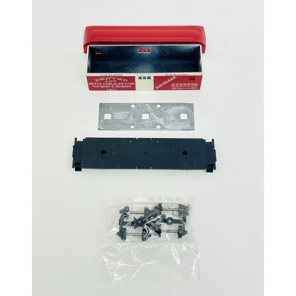 Roundhouse HO Denver & Rio Grande Western 34' Overton Baggage Car Kit 3742 New